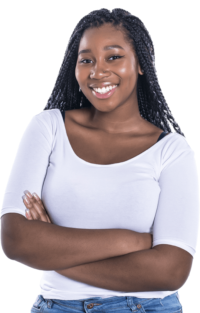 Black Female smiling