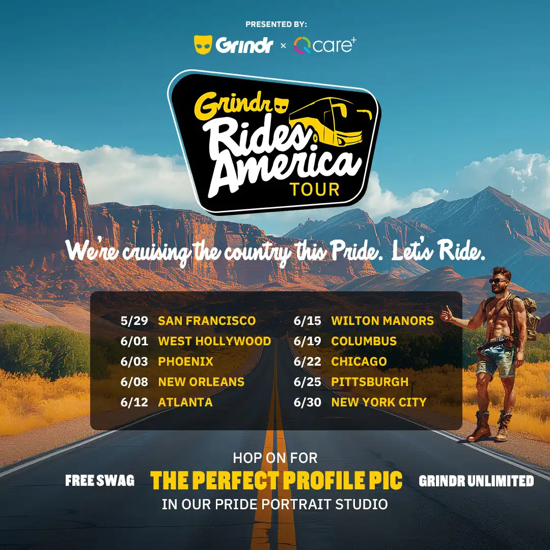 Grindr Rides America Tour Schedule